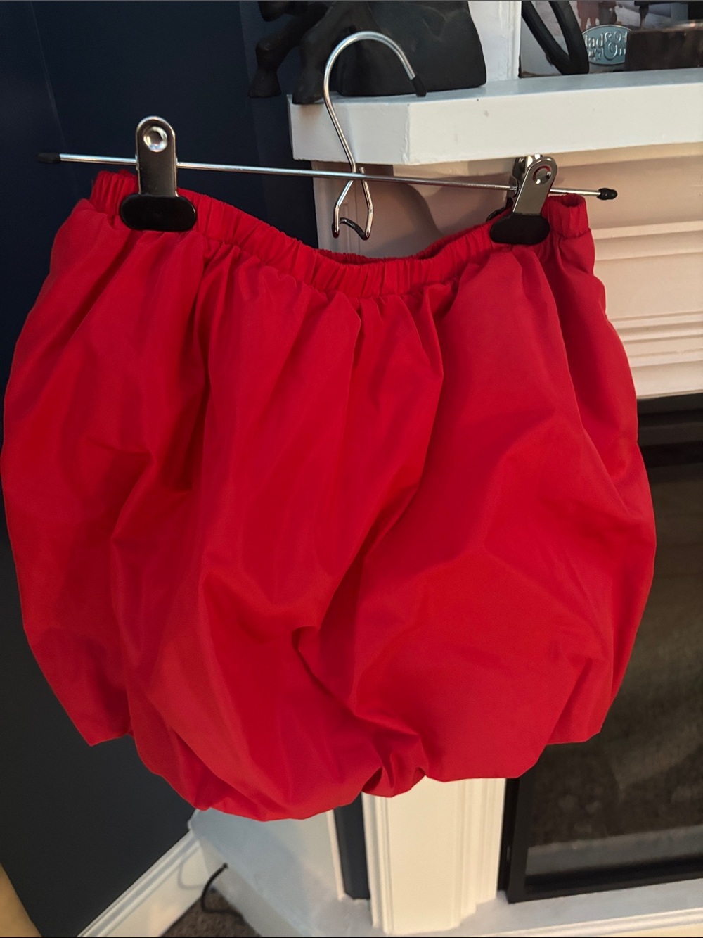 LOFT Red Bubble Mini Skirt - Picture 1 of 1